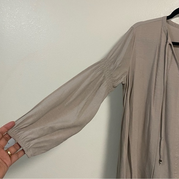 Umgee Ballon Sleeve Oversized Blouse Size Large - Picture 3 of 13